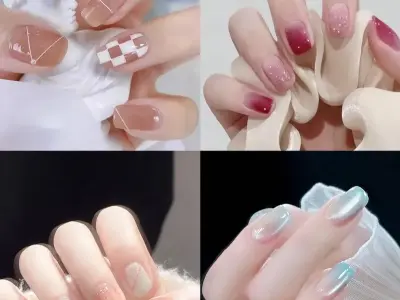 Mẫu nail ngắn xinh xắn, thanh lịch hợp mọi phong cách