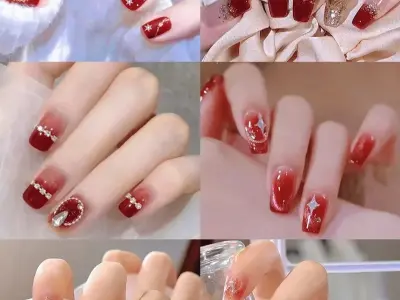 Ảnh mẫu nail Tết đẹp giúp nàng nổi bật ngày đầu năm