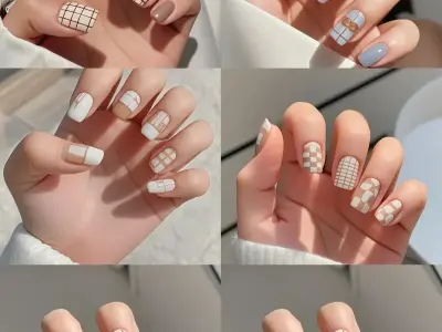 50+ mẫu nail caro đẹp, sang trọng, phù hợp mọi phong cách