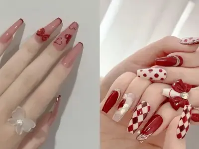 Gợi ý mẫu nail đính nơ sang chảnh, phù hợp mọi sự kiện