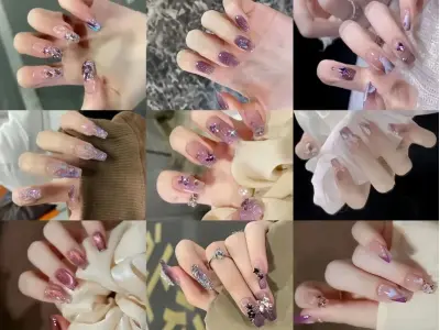 Bộ sưu tập ảnh mẫu nail tím xinh xắn mà bạn nên thử