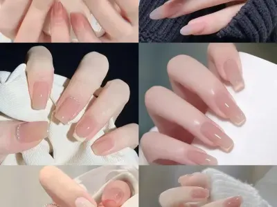 Mẫu nail trơn đẹp nhẹ nhàng phù hợp mọi phong cách