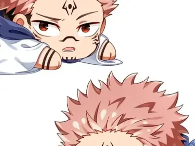 Ảnh Sukuna chibi dễ thương siêu ngầu dành cho fan Jujutsu