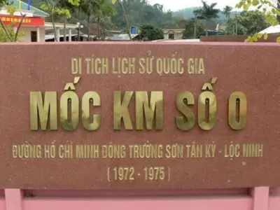 Cột mốc 0 đường Hồ Chí Minh - Biểu tượng lịch sử vang danh