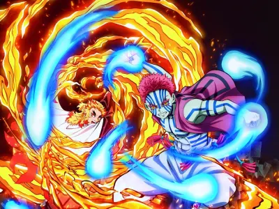 Tuyển chọn ảnh Akaza đẹp cực chất trong Demon Slayer