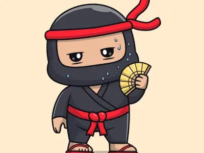 Ảnh chibi ninja ngộ nghĩnh đáng yêu thu hút người xem