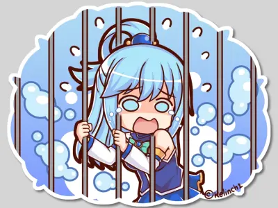 Ảnh Aqua chibi ngọt ngào thu hút mọi ánh mắt chiêm ngưỡng