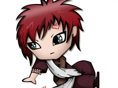 Ngắm trọn bộ ảnh Gaara chibi ngộ nghĩnh và cuốn hút