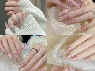 Nail hồng cuốn hút dành cho nàng thích sự ngọt ngào