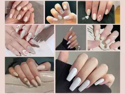Xu hướng nail trắng sữa sang chảnh khiến nàng say mê