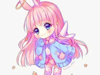 Tải ngay ảnh gái xinh chibi Instagram cực dễ thương