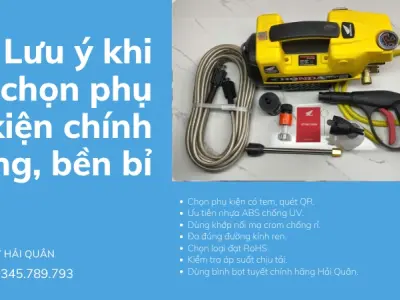 10 phụ kiện máy rửa xe gia đình giúp tăng tốc làm sạch hiệu quả