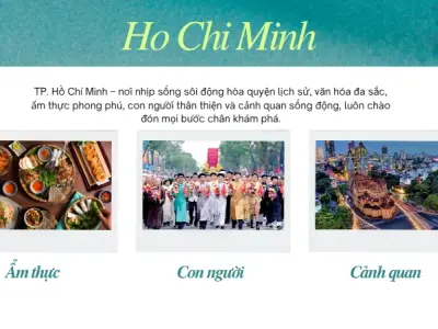 Cẩm nang du lịch Thành phố Hồ Chí Minh- Trải nghiệm A-Z
