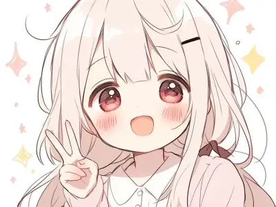 Bộ ảnh chibi nữ cute dễ thương mang niềm vui ngọt ngào