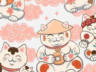 Khám phá hình nền mèo thần tài ấn tượng mang tài lộc ngay