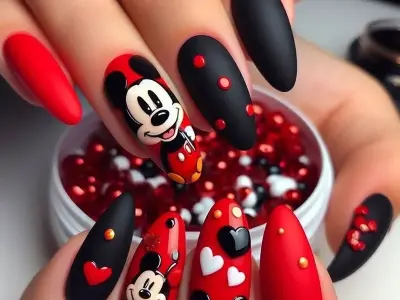 Ngắm nhìn mẫu nail hoạt hình cực kỳ ngọt ngào lung linh