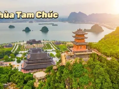 Ảnh chùa Tam Chúc ngôi đại tự lớn nhất thế giới tại Việt Nam