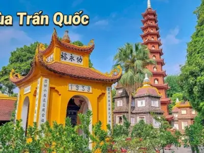 Ảnh chùa Trấn Quốc biểu tượng tâm linh nghìn năm của Hà Nội