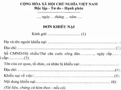 Hướng dẫn viết đơn khiếu nại chuẩn xác theo quy định pháp luật