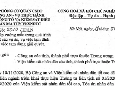 Tìm hiểu hướng dẫn 2010 về tạm đình chỉ giải quyết vụ án