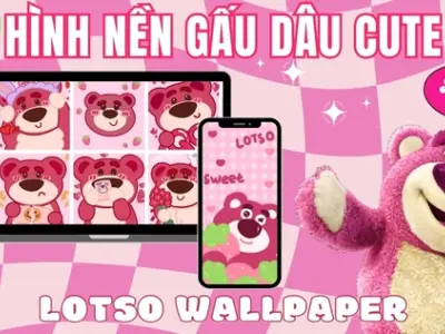 Tổng hợp 99+ hình nền gấu dâu Lotso dễ thương siêu nét nhất năm 2026