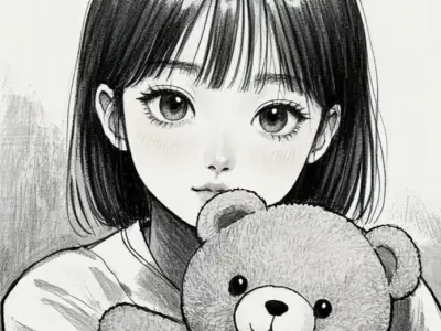 Tổng hợp bộ hình nền anime trắng đen nữ đẹp lạnh lùng đầy cảm xúc