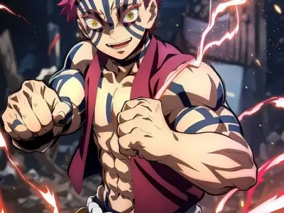 Tuyển chọn ảnh anime Akaza ngầu lòi chuẩn Thượng Huyền Tam
