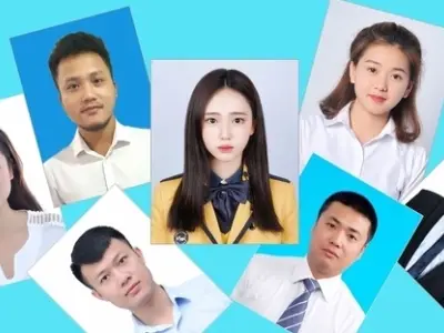 Tuyển tập những mẫu hình nền chụp ảnh thẻ màu xanh chuẩn đẹp nhất